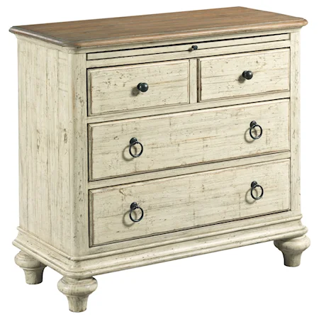 Baldwin Bachelors Chest with Night Light and Electrical Outlet